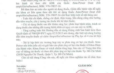 CÔNG KHAI DANH MỤC KỸ THUẬT KHÁM, CHỮA BỆNH BỆNH VIỆN SẢN NHI TỈNH QUẢNG NGÃI